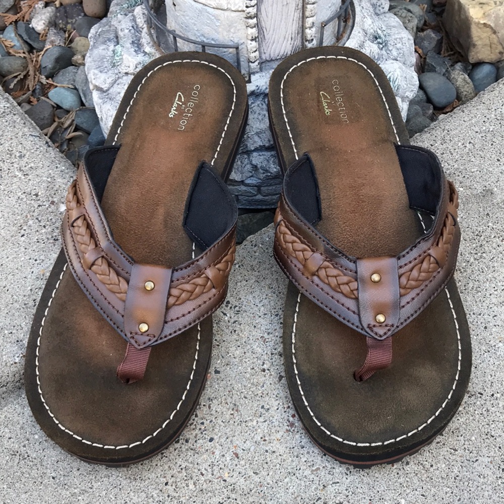 🌸Clarks Collection Fenner Nerice Flip-flops